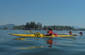 Kayaking round Catala Island, Nuchatlitiz