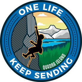 Quadra Island Bolt Fund Sticker