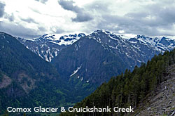 Cruickshank valley land that should be added to Strathcona Park